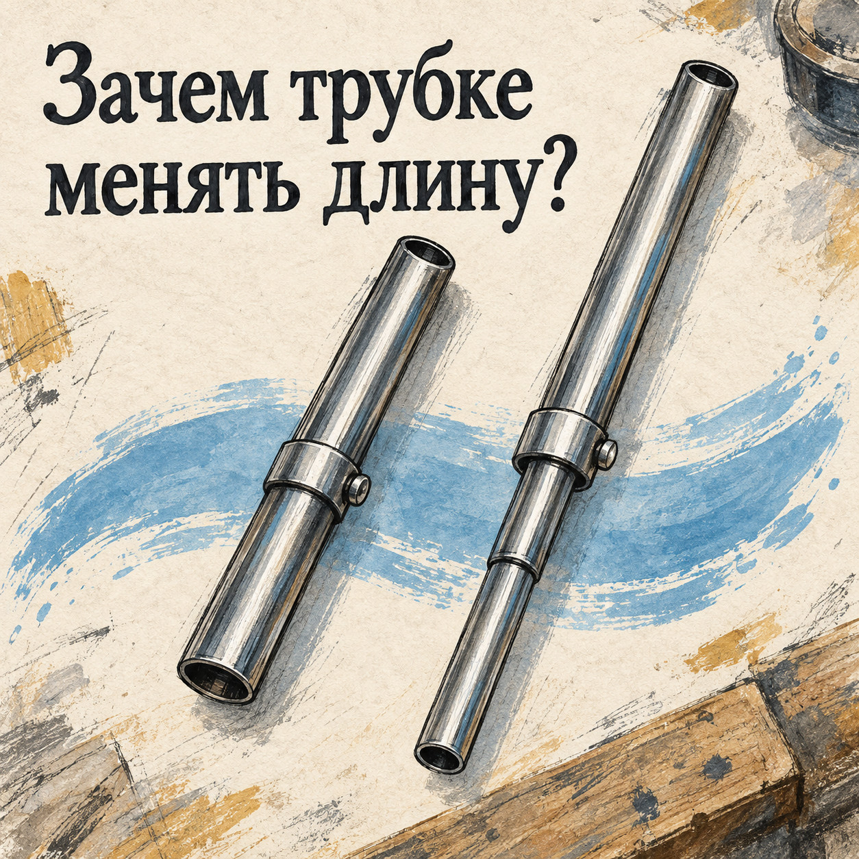 Иллюстрация к материалу «Зачем кальяну трубка переменной длины?»